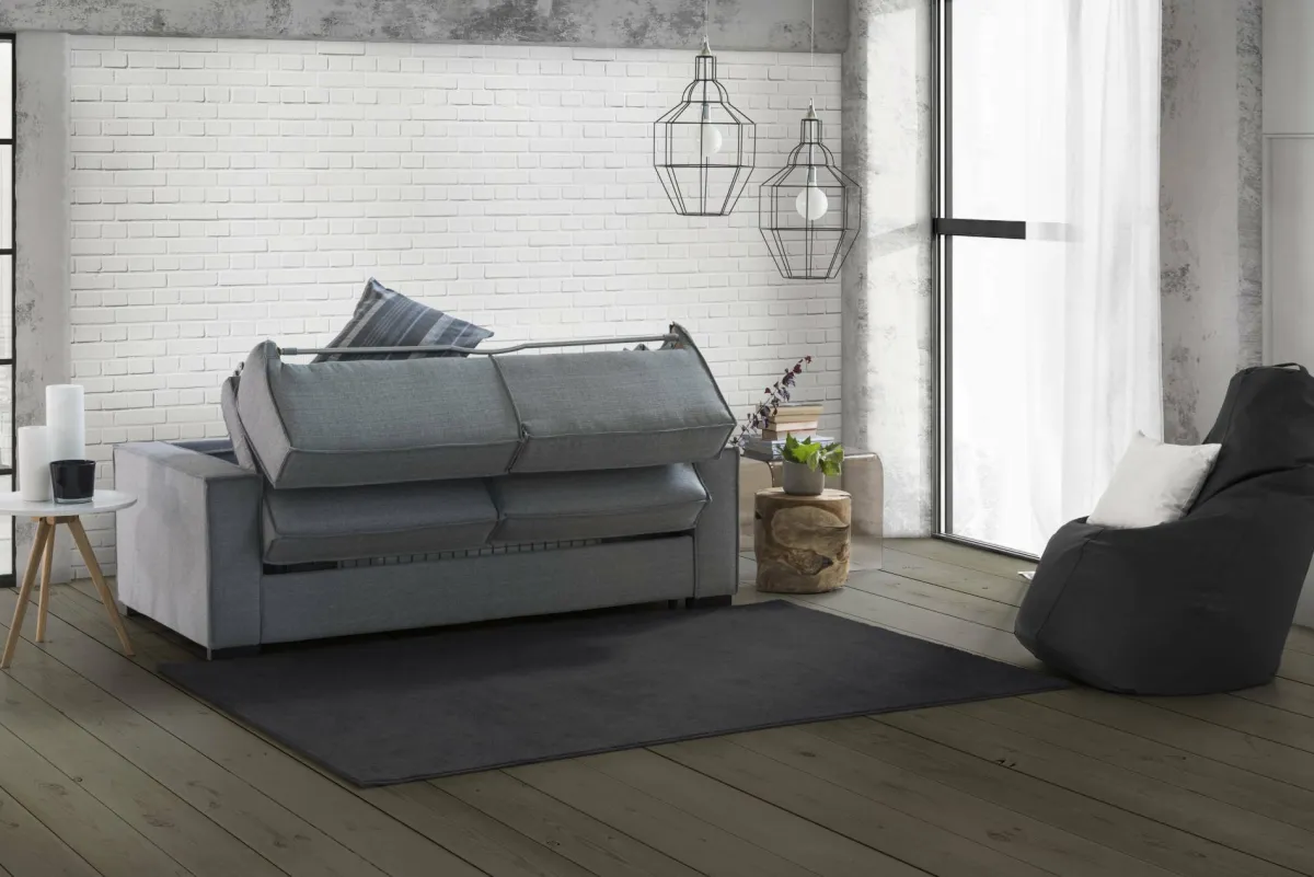 Divani Angolari|Divani Letto Con Penisola > Dmora Divano letto con penisola 280x95cm - Achico Grigio