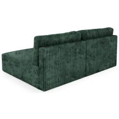 Divani Angolari|Divani Letto Con Penisola > Dmora Divano Letto con Penisola Contenitore Cuscini Sfoderabili 210x149 cm, Reclinabile - Pergola Verde