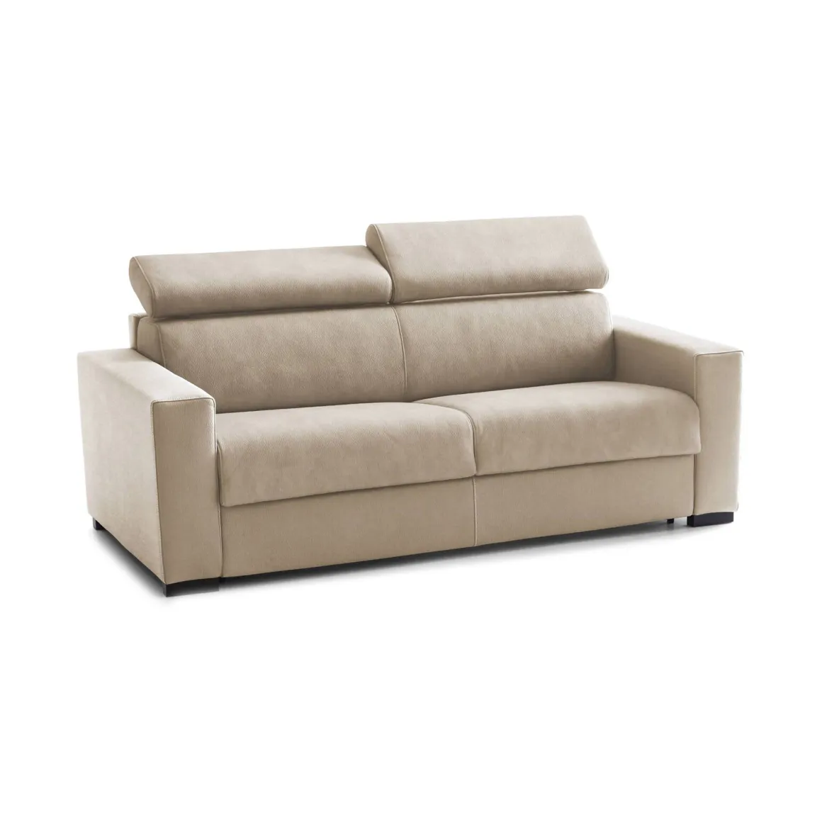 Divano letto contenitore beige 220x95cm - Action
