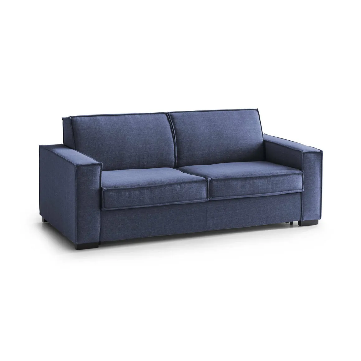 Divano letto contenitore blu 180x95cm - Alano