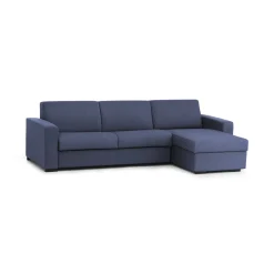 Divano letto contenitore blu 260x95cm - Allegria