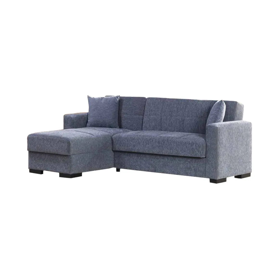 Divano letto contenitore grigio 227x150cm - Armadillo