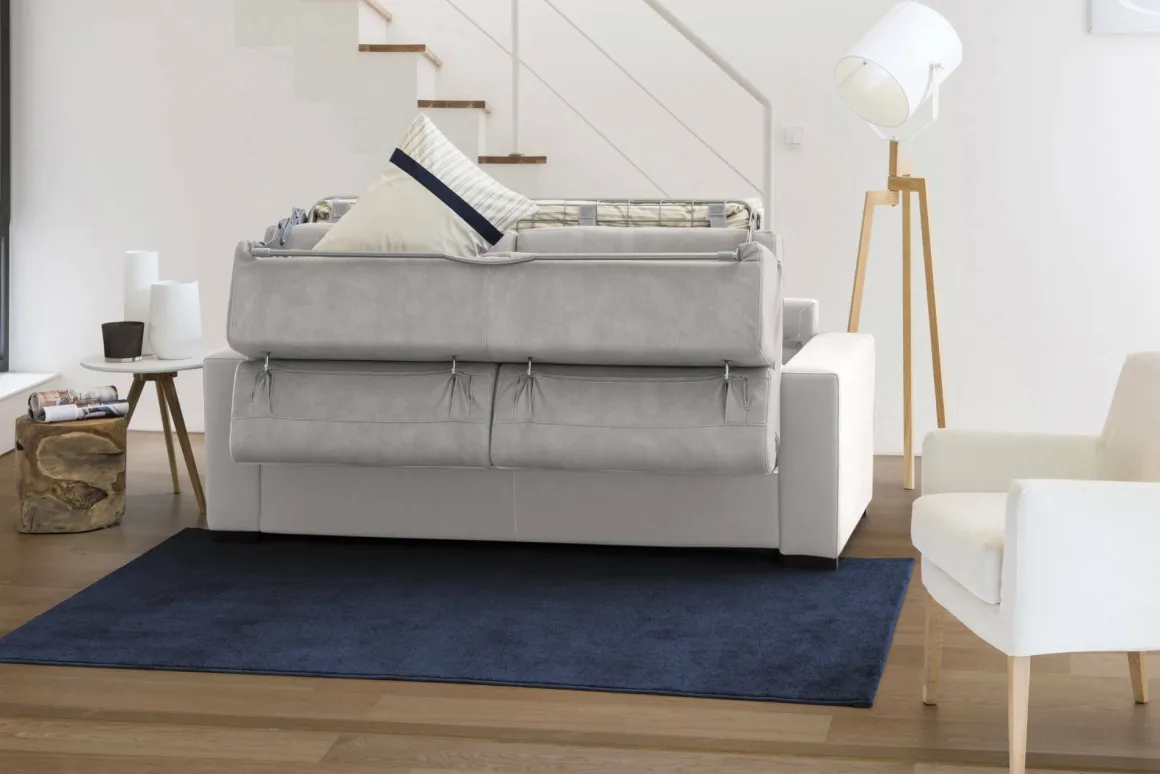 Divano letto contenitore grigio 280x95cm - Alibabah