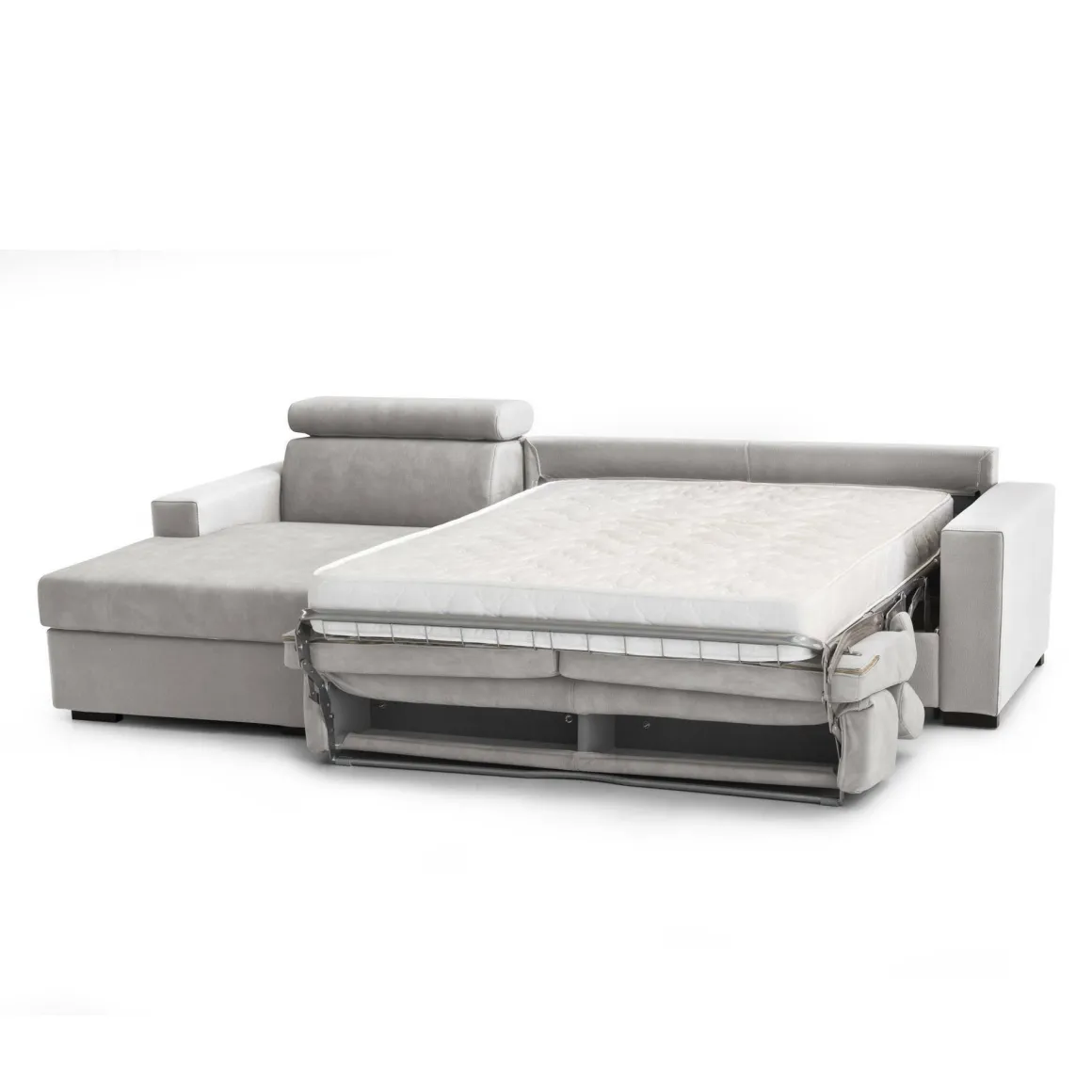 Divano letto contenitore grigio 280x95cm - Alibabah