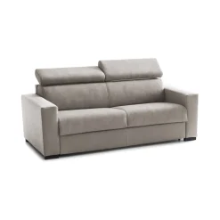Divano letto contenitore tortora 200x95cm - Amalfi
