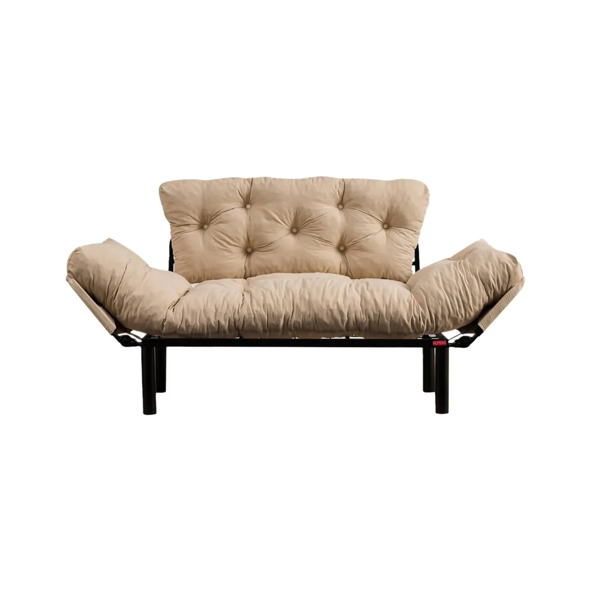 Divano letto design crema 155x70cm - Guchol