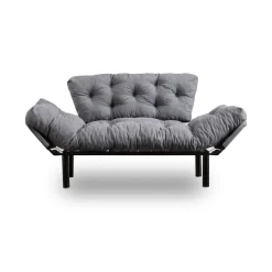 Divani Letto 2 Posti|Divano Contenitore Letto > Dmora Divano letto design 155x70cm - Guchol Grigio