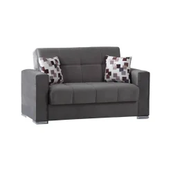 Divano letto design grigio 160x85cm - Anikide
