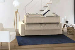 Divani Letto Con Penisola|Salotto > Dmora Divano letto due piazze 260x95cm - Alibella Beige
