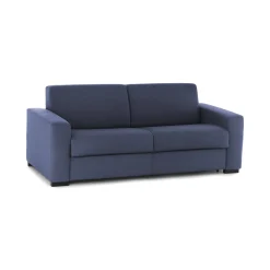 Divano letto due piazze blu 180x95cm - Asimi