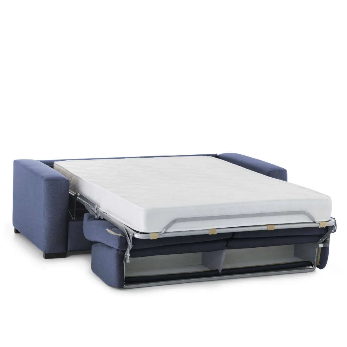 Divano letto due piazze blu 180x95cm - Asimi