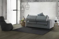Divani Letto Con Penisola|Salotto > Dmora Divano letto due piazze 260x95cm - Albenga Grigio