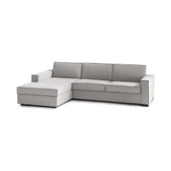 Divano letto due piazze grigio 280x95cm - Allaida