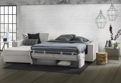 Divano letto due piazze grigio 280x95cm - Allaida