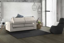 Divani Letto 3 Posti|Salotto > Dmora Divano letto due piazze tortora 220x95cm - Asteroide Grigio Tortora