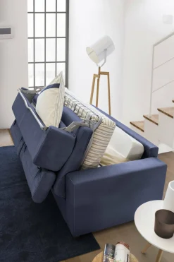 Divani Letto 2 Posti|Salotto > Dmora Divano letto idrorepellente 200x95cm - Amalfi Blu