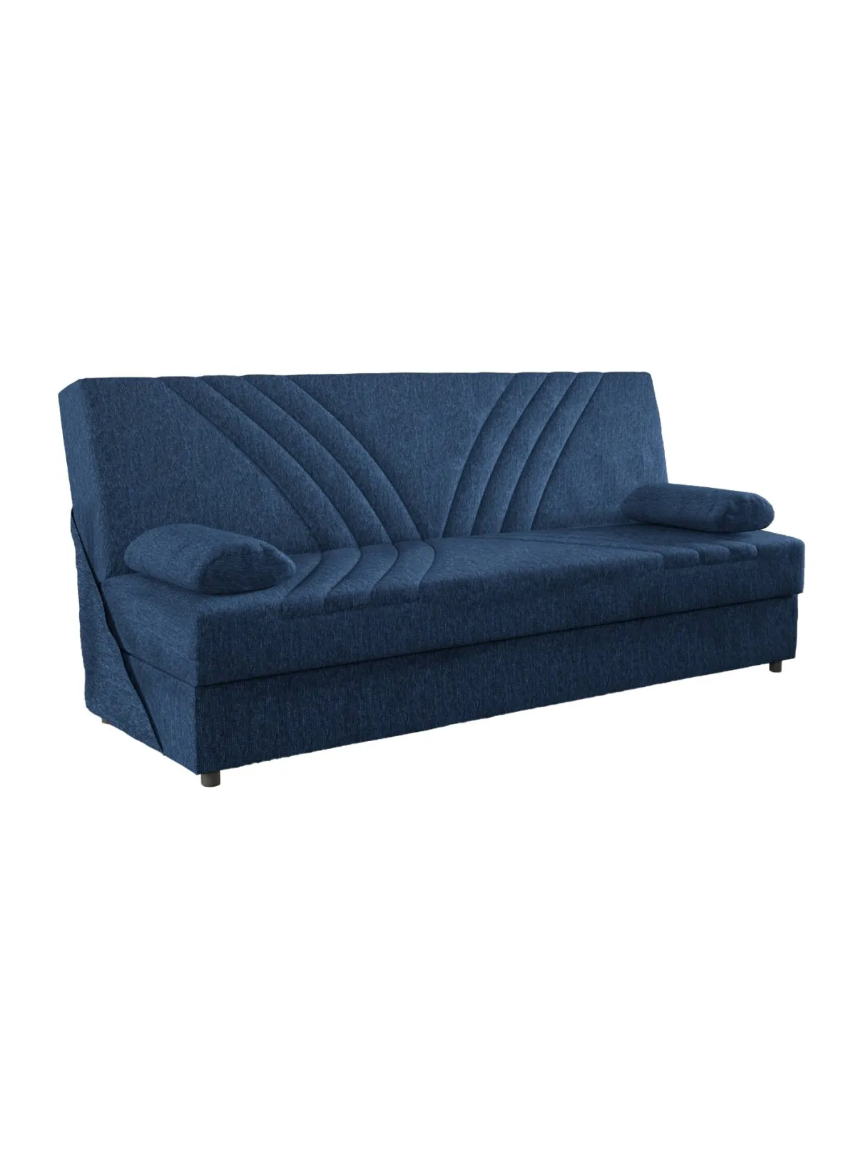 Divani Letto 3 Posti|Salotto > Dmora Divano letto in legno 181x81cm - Apicella Blu