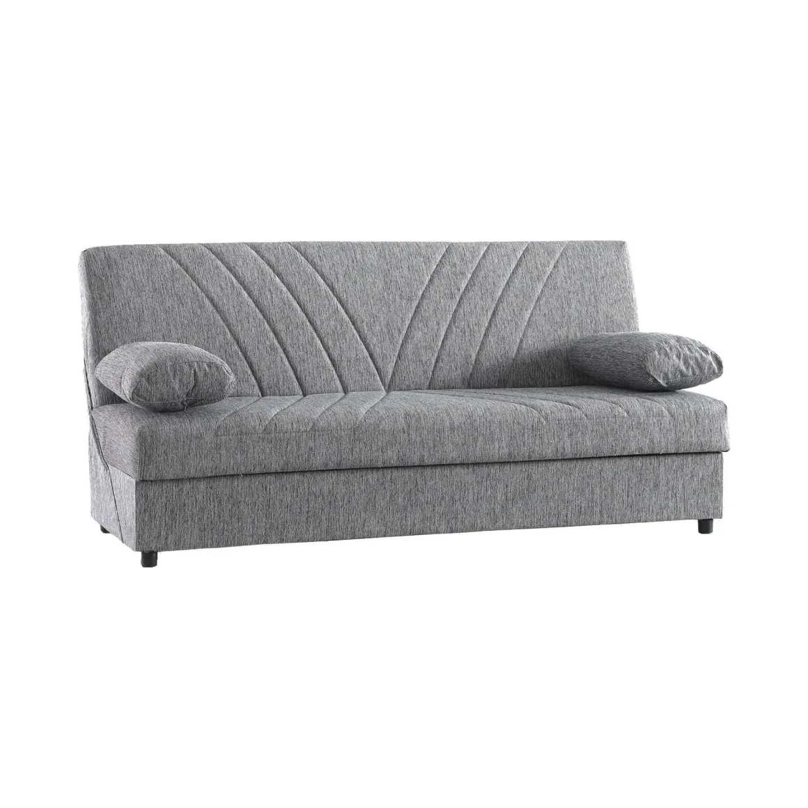 Divani Letto 3 Posti|Salotto > Dmora Divano letto in legno 190x70cm - Aza Grigio