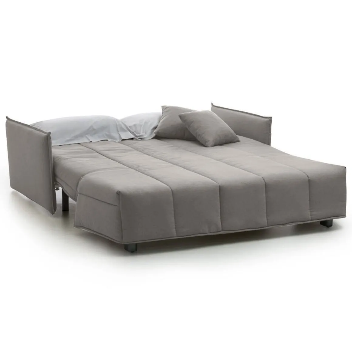 Divano letto in legno massello grigio 190x90cm - Ardis