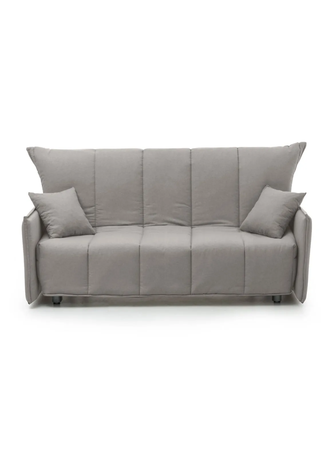 Divano letto in legno massello grigio 190x90cm - Ardis