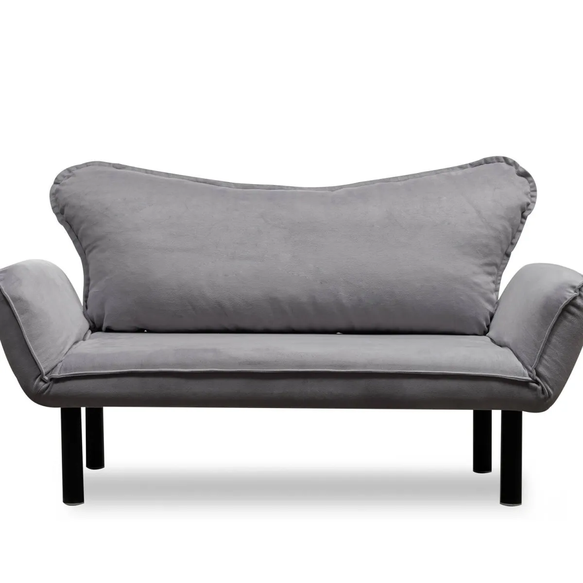 Divani Letto 2 Posti|Divano Contenitore Letto > Dmora Divano letto in metallo 140x65cm - Hone Grigio