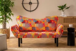 Divani Letto 2 Posti|Divano Contenitore Letto > Dmora Divano letto in metallo 150x65cm - Hone Multicolore