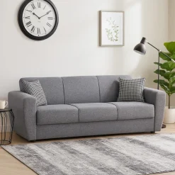 Divani Letto 3 Posti|Salotto > Dmora Divano letto matrimoniale 223x80cm - Nox Grigio