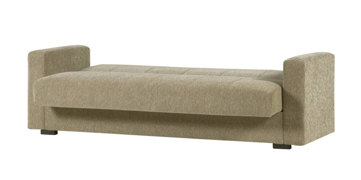 Divano letto moderno beige 212x80cm - Ambrogino