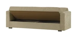 Divano letto moderno beige 212x80cm - Ambrogino