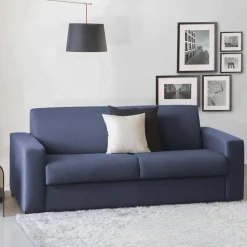 Divano letto moderno blu 200x95cm - Zinnia