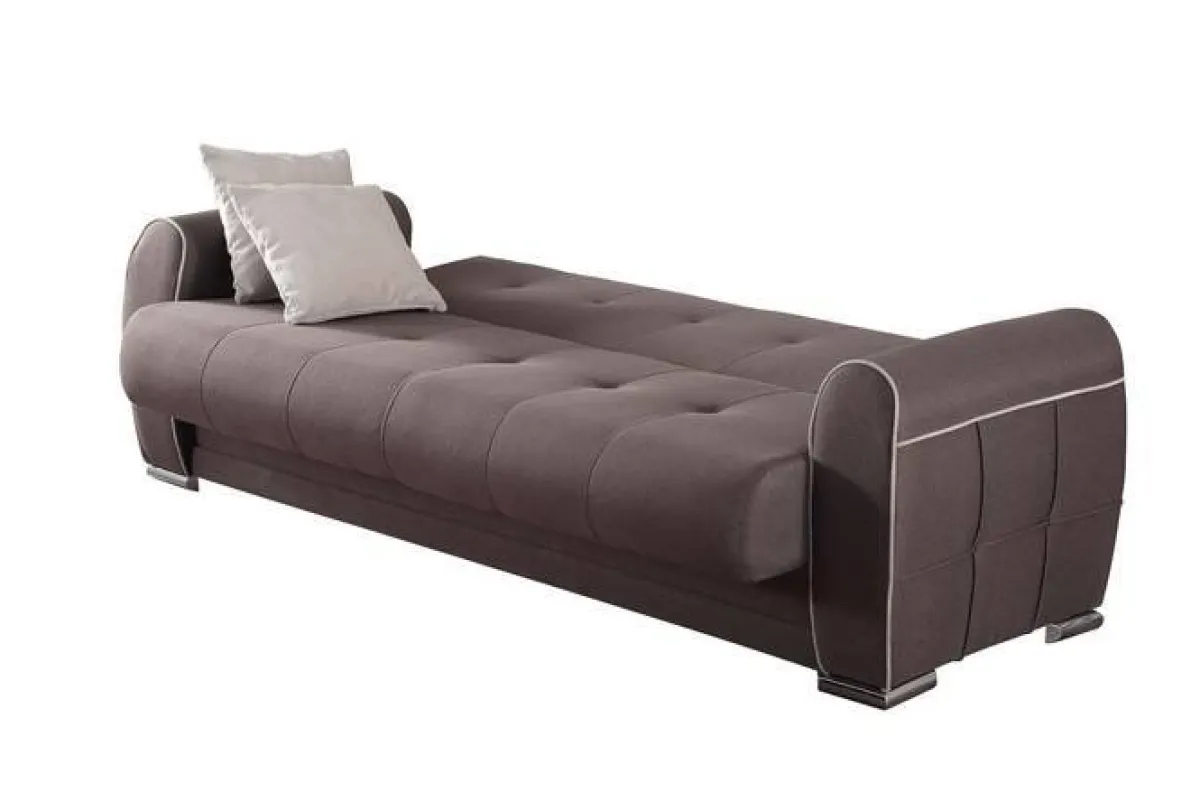 Divani Letto 3 Posti|Salotto > Dmora Divano letto moderno 224x85cm - Alfo Grigio Chiaro