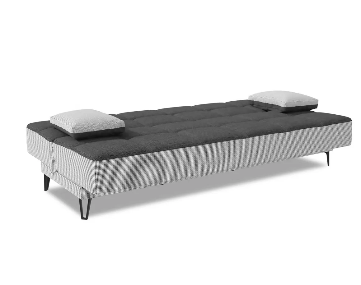 Divano letto moderno grigio 190x87cm - Aborigeni