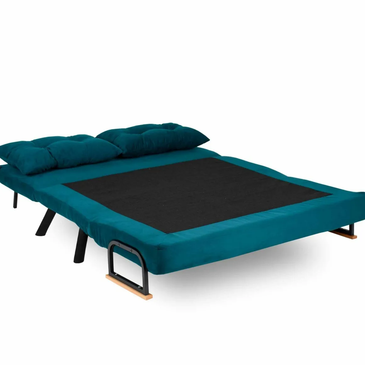 Divano letto moderno verde acqua 133x78cm - Calvin