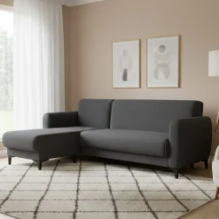 Divano letto per ospiti blu 230x153cm - Aber