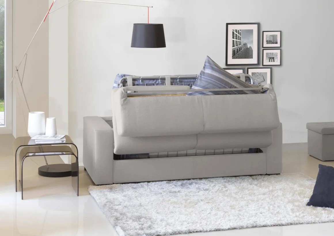 Divano letto per ospiti grigio 280x95cm - Aika
