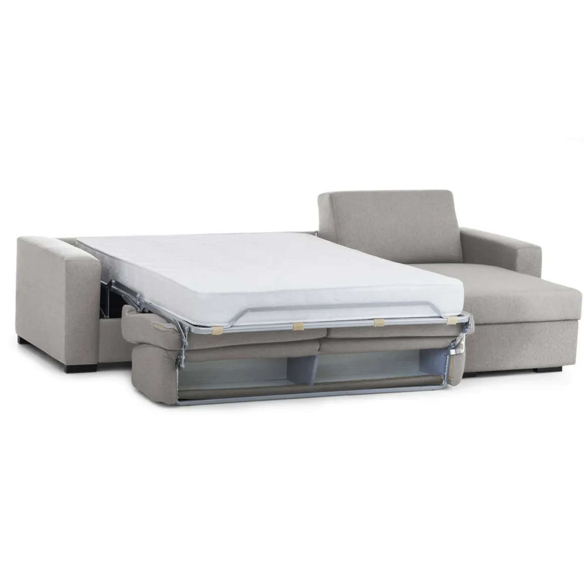 Divano letto per ospiti grigio 280x95cm - Aika