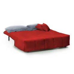 Divani Letto 3 Posti|Salotto > Dmora Divano letto per ospiti 165x90cm - Antal Rosso