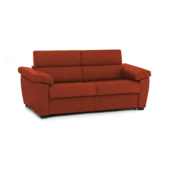 Divani Letto 3 Posti|Divani Letto > Dmora Divano Letto 3 Posti Sfoderabile Lavabile 205x86 cm, Idrorepellente Letto Estraibile Made in Italy - Avellana Arancione
