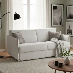 Divani Letto 2 Posti|Divano Contenitore Letto > Dmora Divano Letto 2 Posti Sfoderabile Contenitore 180x95 cm, di Apertura a Ribalta Made in Italy - Casabona Beige