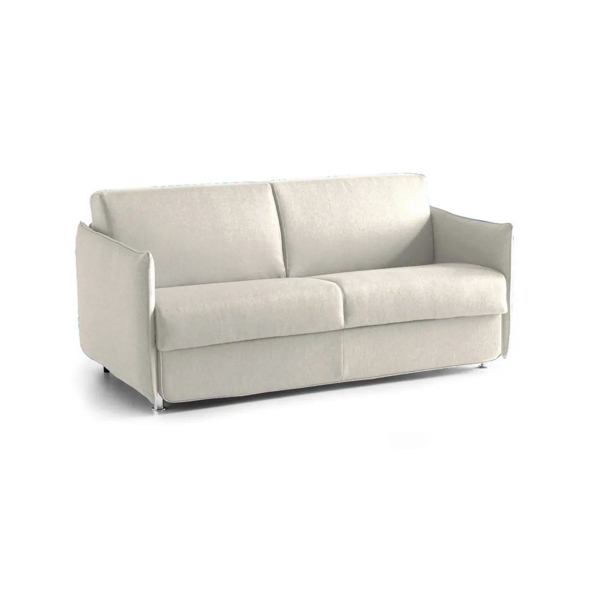 Divani Letto 3 Posti|Divano Contenitore Letto > Dmora Divano Letto 3 Posti Sfoderabile Contenitore 200x95 cm, Lavabile Made in Italy - Cecina Beige