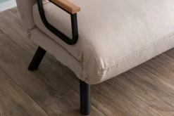 Divani Letto 2 Posti|Divano Contenitore Letto > Dmora Divano letto 2 posti 133x78cm - Calvin Beige