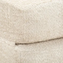 Divano Letto 2 Posti Bianco Reclinabile Apertura a Ribalta 31x31 cm, Posti a Sedere 2 - Albayz