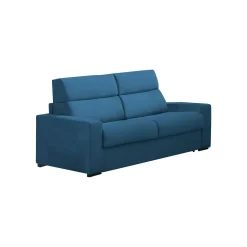Divani Letto 2 Posti|Divano Contenitore Letto > Dmora Divano Letto 2 Posti Sfoderabile Contenitore 180x95 cm, di Apertura a Ribalta Made in Italy - None Blu
