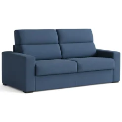 Divani Letto 2 Posti|Divano Contenitore Letto > Dmora Divano Letto 2 Posti Sfoderabile Contenitore 200x95 cm, di Apertura a Ribalta Made in Italy - Sonico Blu