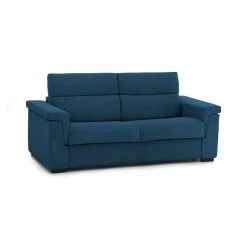 Divani Letto 3 Posti|Divano Contenitore Letto > Dmora Divano Letto 3 Posti Sfoderabile Contenitore 225x95 cm, Lavabile Made in Italy - Pacecos Blu
