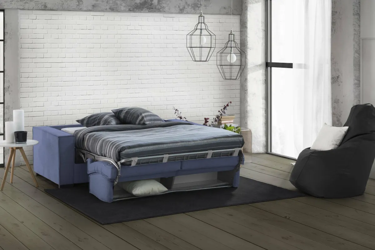 Divani Letto 2 Posti|Salotto > Dmora Divano letto 2 posti 200x95cm - Amapola Blu