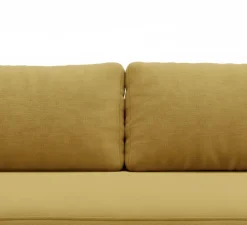 Divani Letto 2 Posti|Divano Contenitore Letto > Dmora Divano Letto 2 Posti Contenitore Cuscini Sfoderabili 210x106 cm, Reclinabile - Brugnato Giallo
