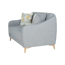 Divani Letto 2 Posti|Divano Contenitore Letto > Dmora Divano Letto 2 Posti Contenitore 142x90 cm, Lavabile - Propata Grigio Chiaro