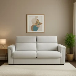 Divani Letto 2 Posti|Divano Contenitore Letto > Dmora Divano Letto 2 Posti Sfoderabile Contenitore 205x95 cm, di Apertura a Ribalta Made in Italy - Brusasco Grigio Chiaro