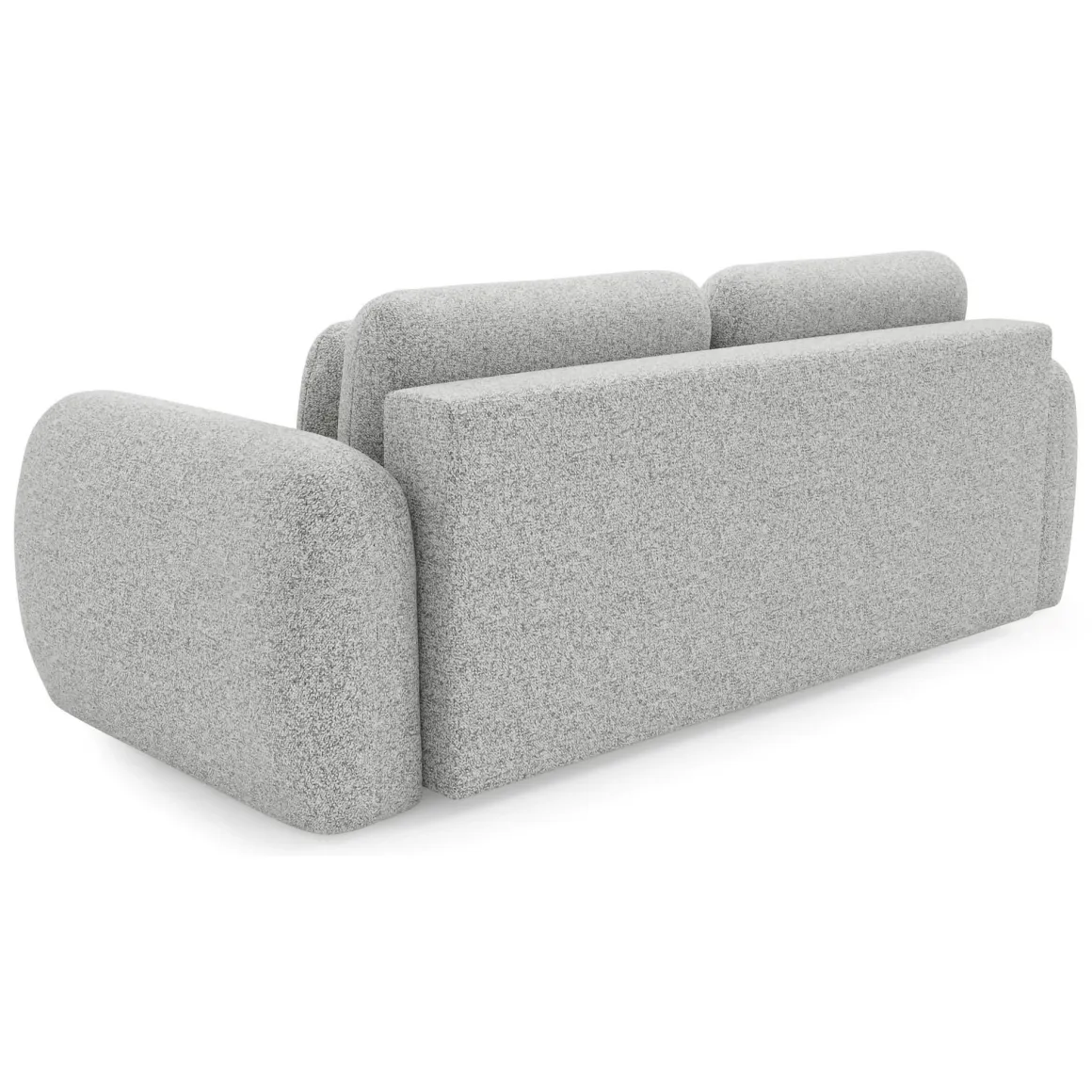Divani Letto 3 Posti|Divano Contenitore Letto > Dmora Divano Letto 3 Posti Sfoderabile Contenitore 200x95 cm, Lavabile Made in Italy - Cecina Grigio Chiaro